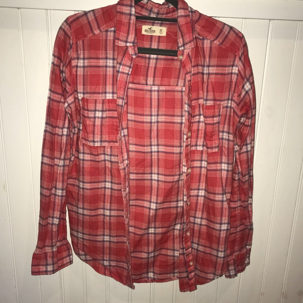 Hollister | Red plaid flannel